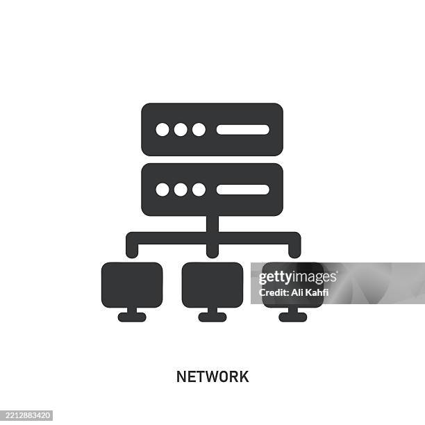 network glyph solid icon. solid icon that can be applied anywhere, simple, pixel perfect and modern style. - developer screen stock illustrations