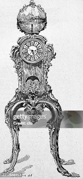 astronomical clock - astronomical clocks stock illustrations