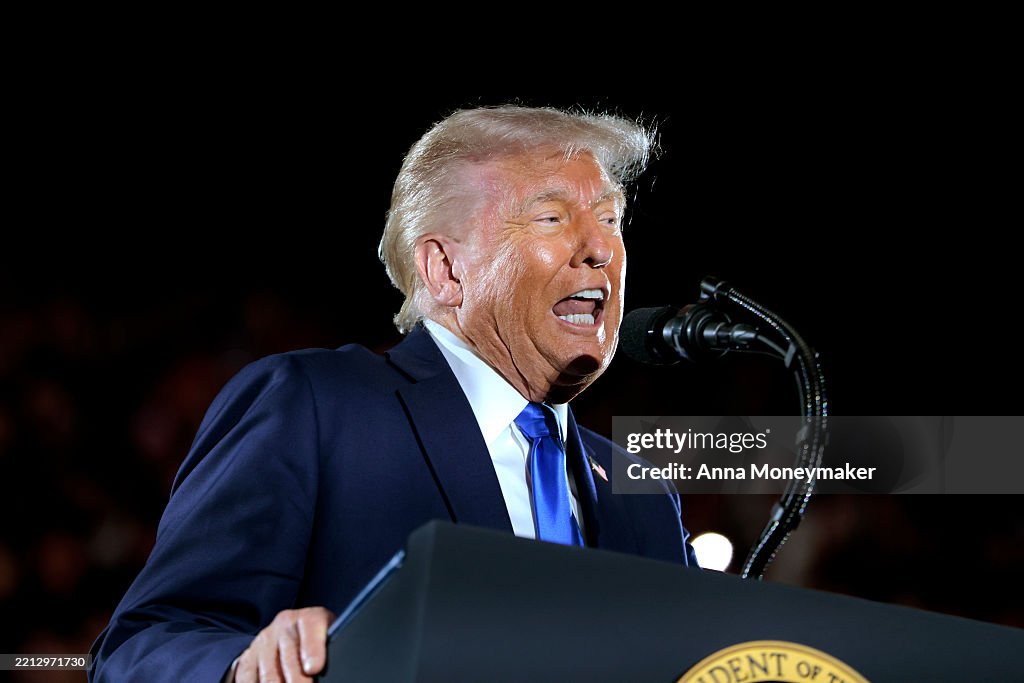 President Trump Addresses University Of Alabama Graduating Class