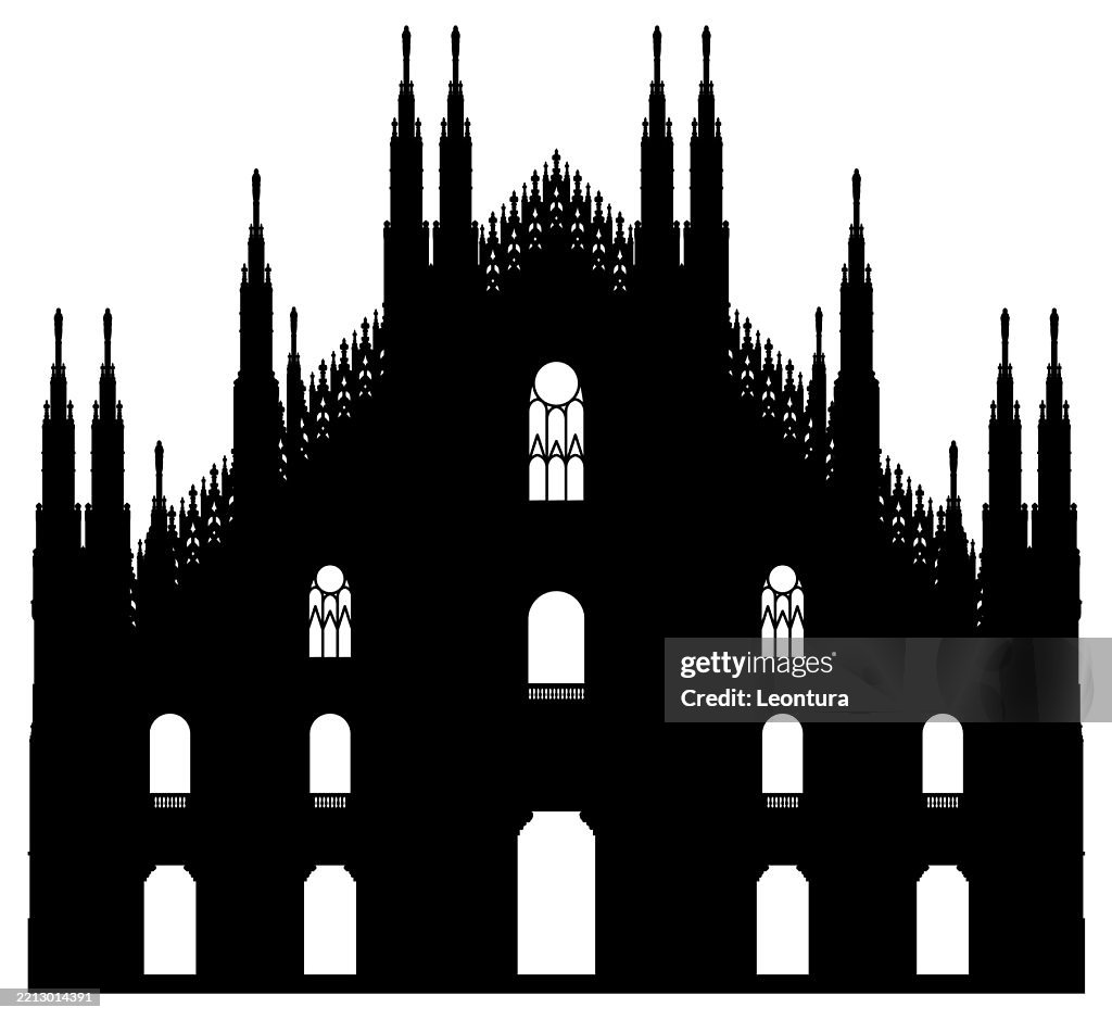 Duomo di Milano Silhouette (Duomo di Milano)
