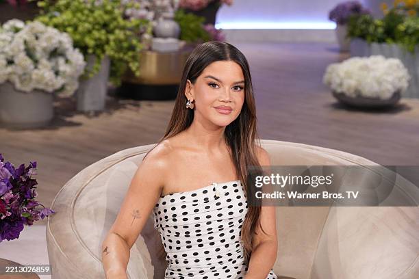 April 15, 2025: Maren Morris appears on "The Jennifer Hudson Show" airing May 7, 2025 in Burbank, California. Check your local listings for times.