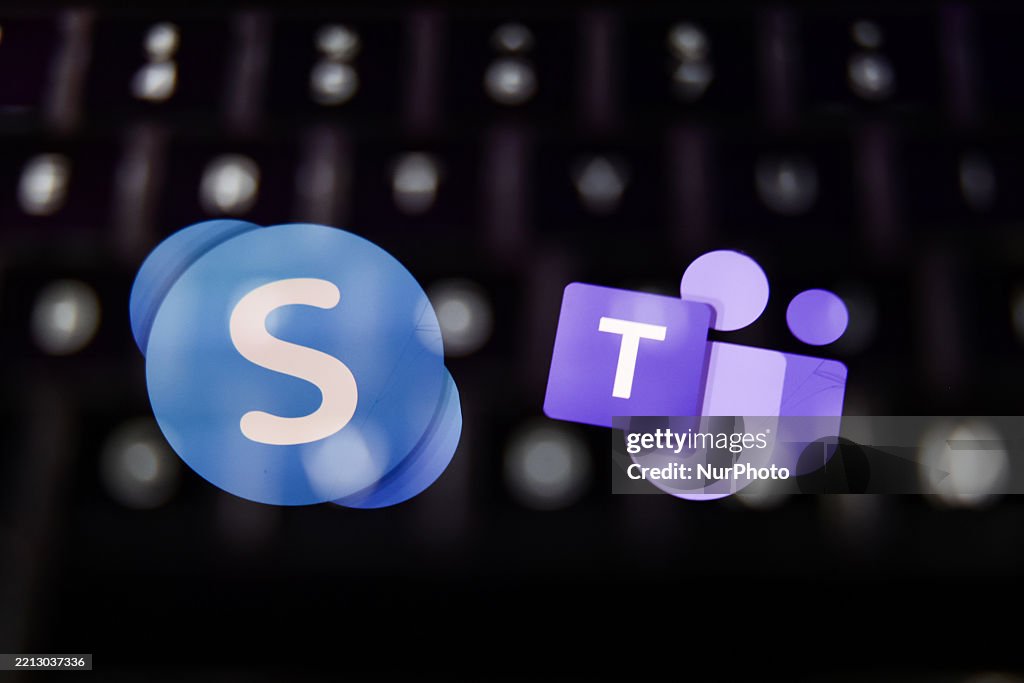 Skype, Microsoft Teams And Other Apps Photo Illustrations