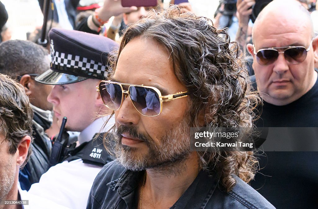 Russell Brand Appears In Court Charged With Rape And Sexual Assault