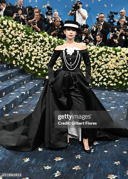 Jennie Kim at The 2025 Met Gala Celebrating "Superfine: Tailoring Black Style" held at the Metropolitan Museum of Art on May 05, 2025 in New York,...