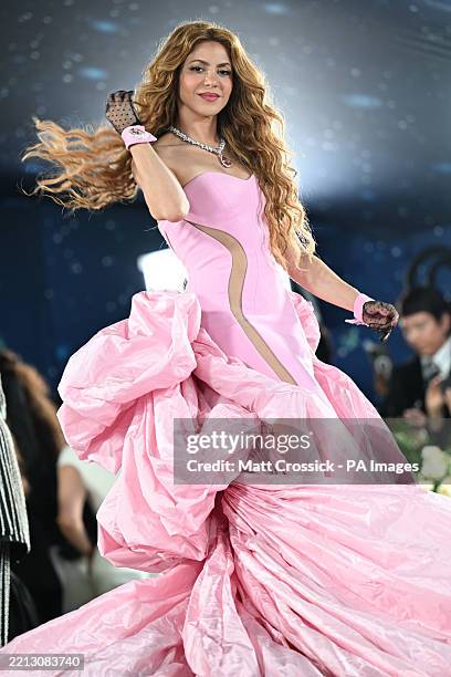 Shakira attending the Metropolitan Museum of Art Costume Institute Benefit Gala 2025 in New York, USA. Picture date: Monday May 5, 2025.