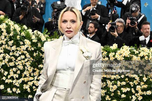 Madonna at The 2025 Met Gala Celebrating "Superfine: Tailoring Black Style" held at the Metropolitan Museum of Art on May 05, 2025 in New York, New...