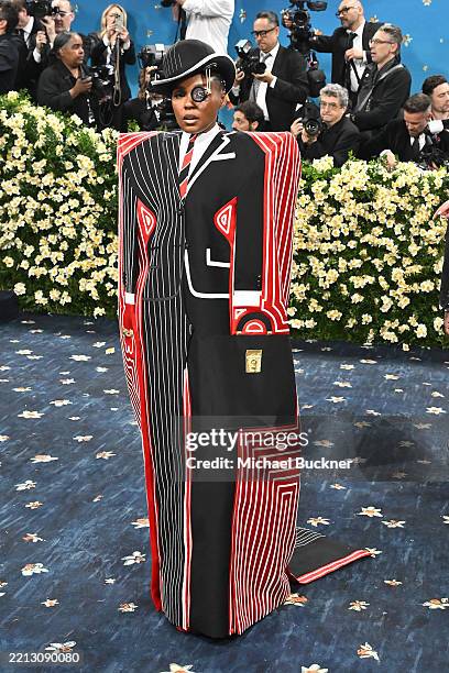 Janelle Monae at The 2025 Met Gala Celebrating "Superfine: Tailoring Black Style" held at the Metropolitan Museum of Art on May 05, 2025 in New York,...
