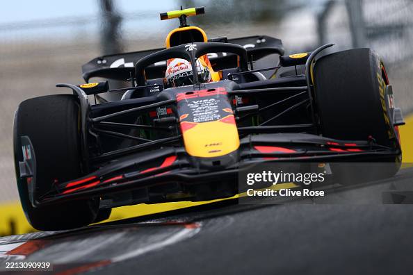 Oracle Red Bull Racing Japan Yuki Tsunoda of Japan driving the Oracle Red Bull Racing RB21 on ...