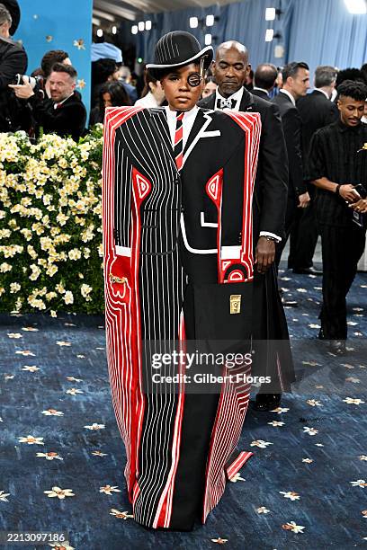 Janelle Monae, Paul Tazewell at The 2025 Met Gala Celebrating "Superfine: Tailoring Black Style" held at the Metropolitan Museum of Art on May 05,...