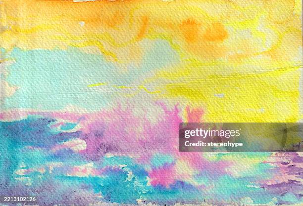 another planet - volcanic lightning stock illustrations