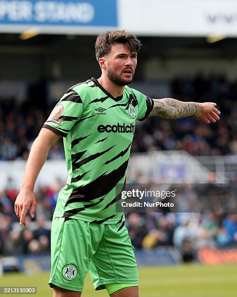 Forest Green Rovers' Sean Long plays during the Vanarama National League match between Hartlepool United and Forest Green Rovers at Victoria Park in...