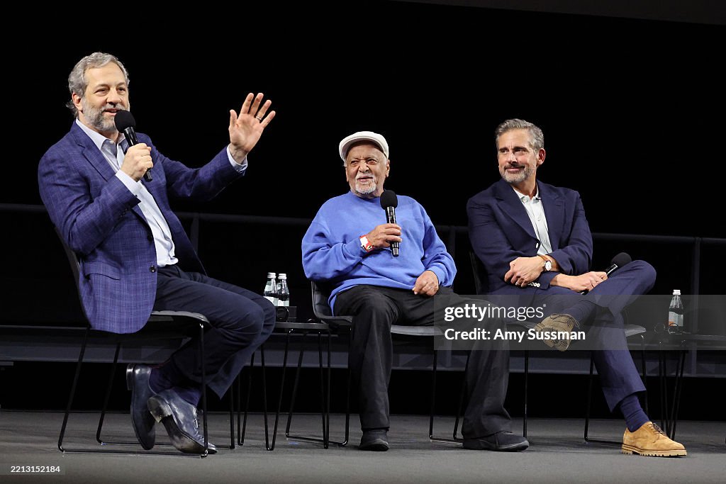 Judd Apatow, Gerry Bednob and Steve Carell attend a panel and Q&A ...