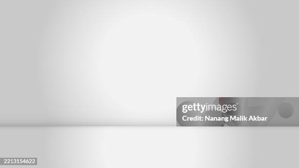 empty studio room with shadow and table for showing products - studio plinth stock illustrations