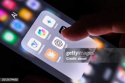 Artificial Intelligence icons internet AI app application Artificial Intelligence icons internet AI app application