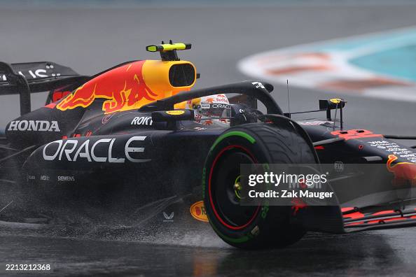 Oracle Red Bull Racing Japan Yuki Tsunoda of Japan driving the Oracle Red Bull Racing RB21 on the ...