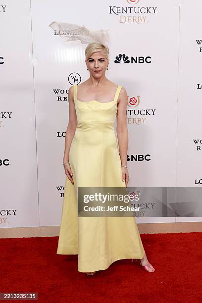 Selma Blair attends Kentucky Derby 151 at Churchill Downs on May 03, 2025 in Louisville, Kentucky.