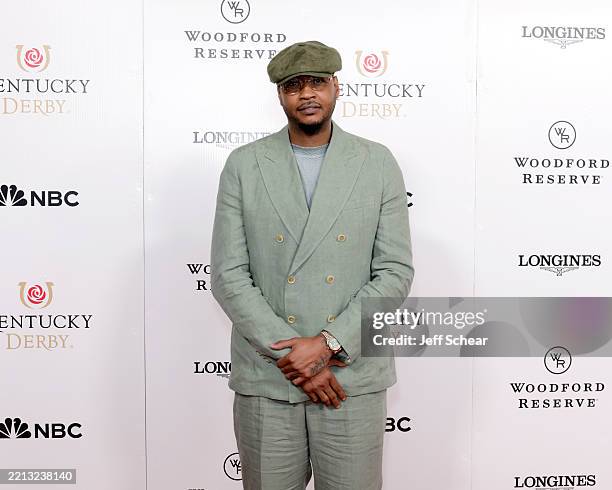 Carmelo Anthony attends Kentucky Derby 151 at Churchill Downs on May 03, 2025 in Louisville, Kentucky.