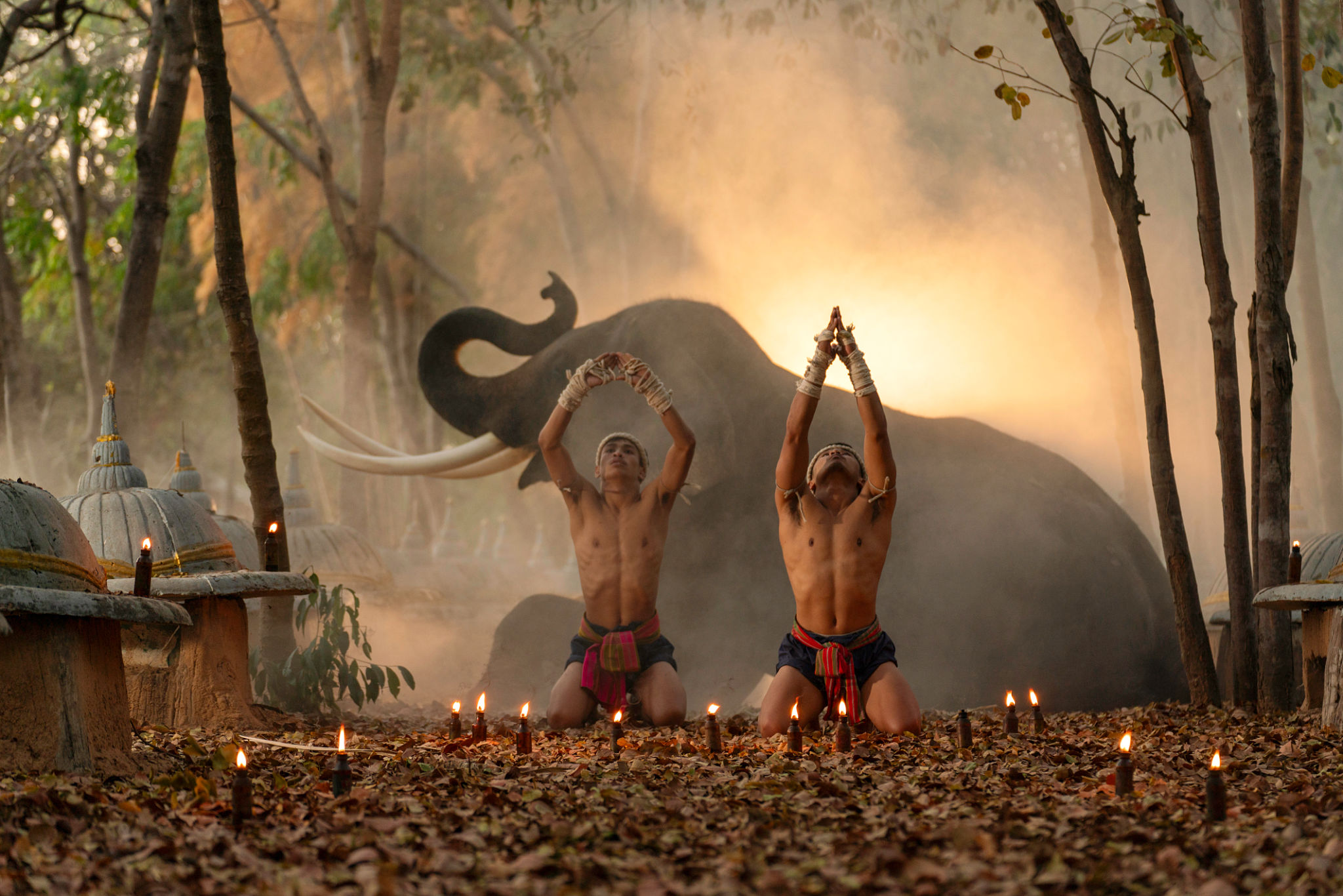 muay thai ceremony
