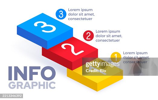 Three Process Inheading Three Step Process Infographic High-Res Vector Graphic - Getty Images