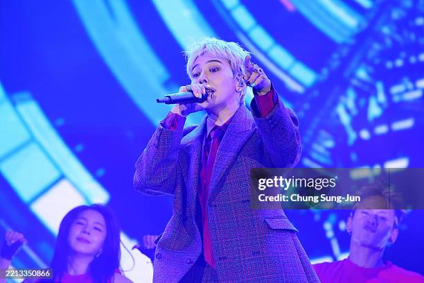 Dragon performs during the LIV Golf Korea concert on day three of LIV Golf Korea at Jack Nicklaus GC Korea on May 04, 2025 in Incheon, South Korea.