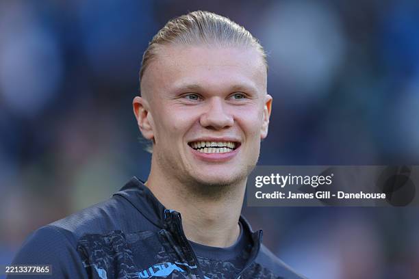 Erling Haaland of Manchester City during the Premier League match