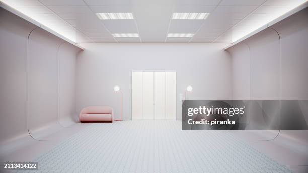 an empty corridor - empty elevator stock pictures, royalty-free photos & images