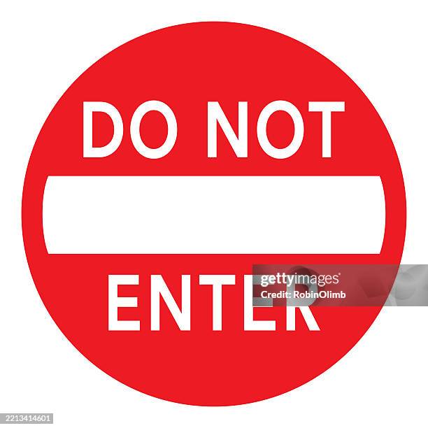 do not enter road sign - exclusion icon stock illustrations