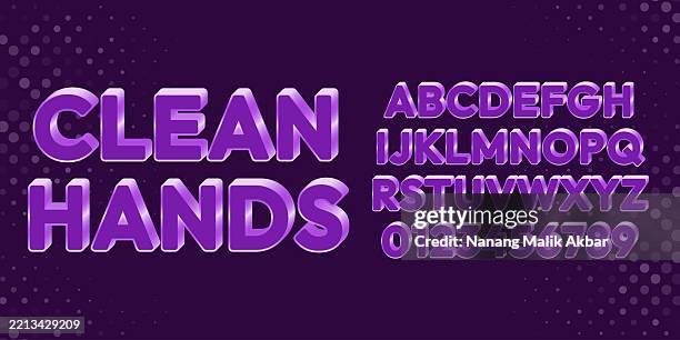 sauberer handlanger bearbeitbarer texteffekt. der text kann im bereich "grafikstile" geändert werden. - stereoskopische photographie stock-grafiken, -clipart, -cartoons und -symbole