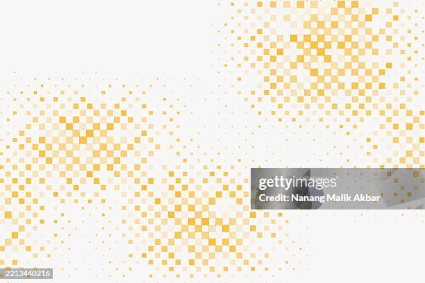 stockillustraties, clipart, cartoons en iconen met colorful halftone gradient pattern for summer background design - vierkant tweedimensionale vorm