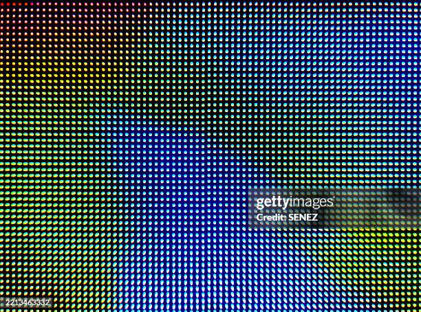 screen tv random pattern - painel de cristal líquido imagens e fotografias de stock