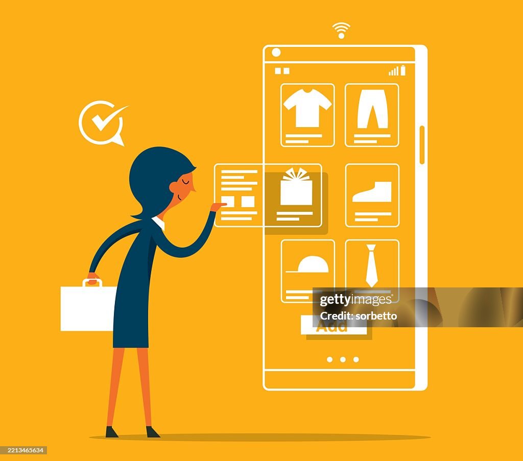 Businesswoman - Online shopping