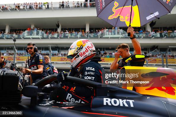 Oracle Red Bull Racing Japan Yuki Tsunoda of Japan and Oracle Red Bull Racing prepares to drive on ...