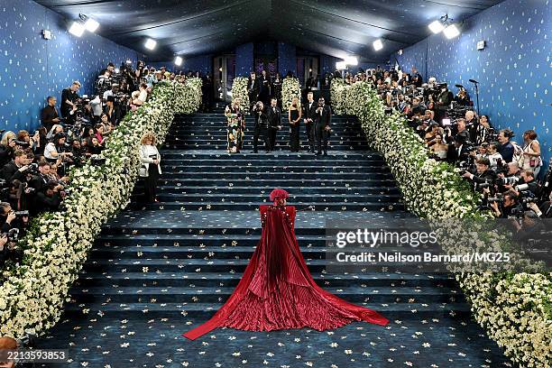 Teyana Taylor attends the 2025 Met Gala Celebrating "Superfine: Tailoring Black Style" at Metropolitan Museum of Art on May 05, 2025 in New York City.