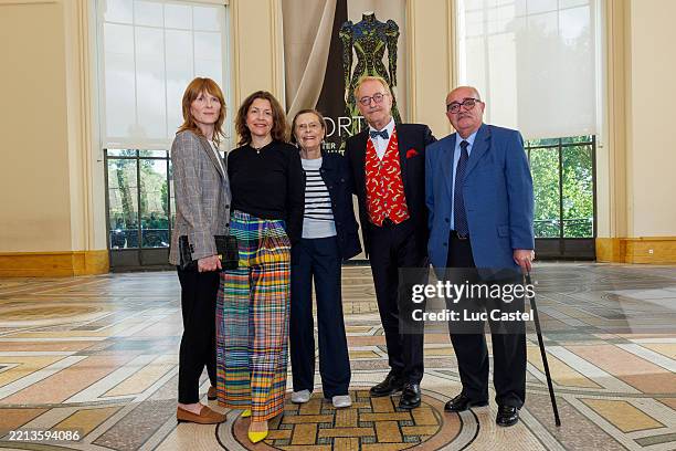 Christian Worth, Jean-Philippe Worth and guests attend the "Worth : Inventer La Haute Couture" Exhibition at Le Petit Palais on May 5, 2025 in Paris,...