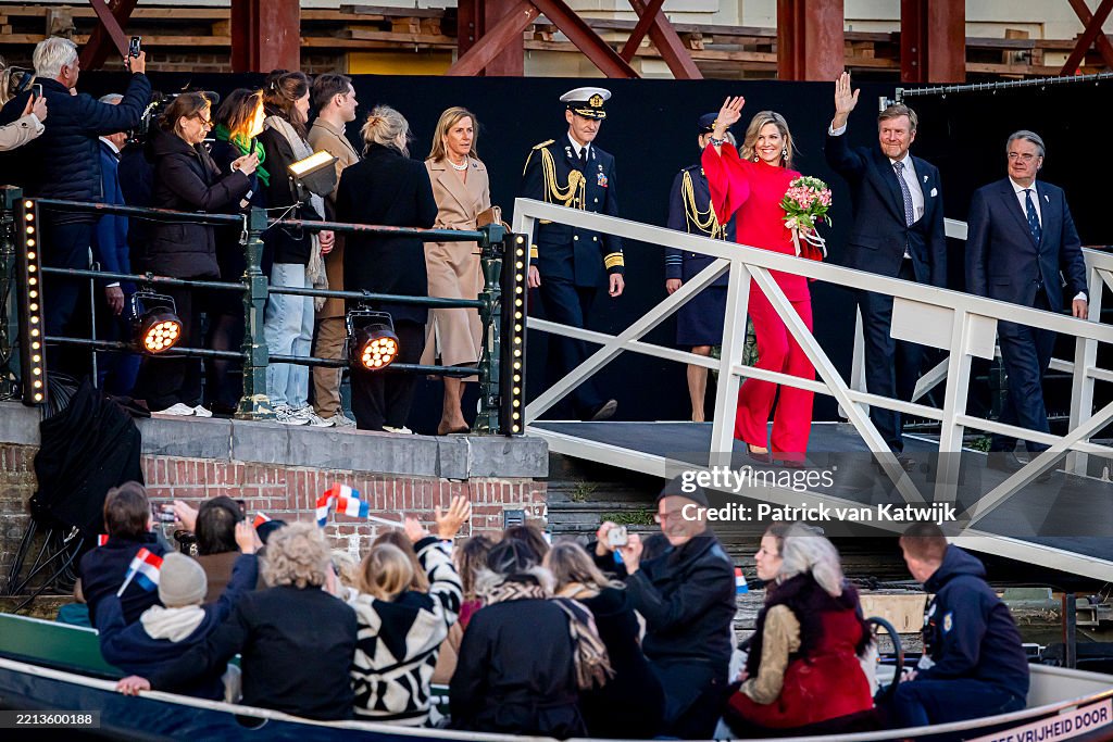 King Willem-Alexander Of The Netherlands And Queen Maxima Attend The Liberation Day Concert At The Amstel