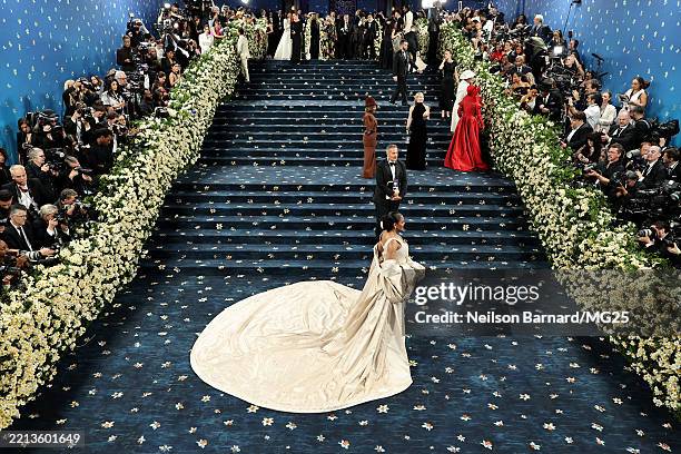 Audra Mcdonald attends the 2025 Met Gala Celebrating "Superfine: Tailoring Black Style" at Metropolitan Museum of Art on May 05, 2025 in New York...