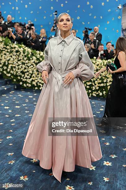 Radhika Jones, Editor-in-Chief of Vanity Fair attends the 2025 Met Gala Celebrating "Superfine: Tailoring Black Style" at Metropolitan Museum of Art...