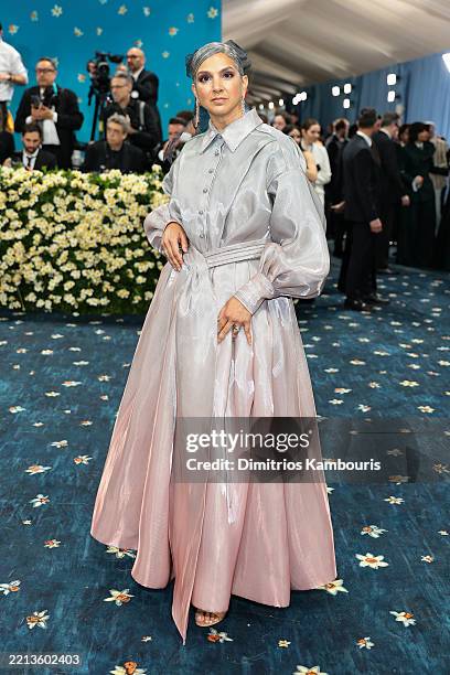 Radhika Jones attends the 2025 Met Gala Celebrating "Superfine: Tailoring Black Style" at Metropolitan Museum of Art on May 05, 2025 in New York City.