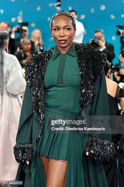 Venus Williams attends the 2025 Met Gala Celebrating "Superfine: Tailoring Black Style" at Metropolitan Museum of Art on May 05, 2025 in New York...