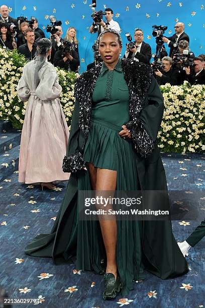 Venus Williams attends the 2025 Met Gala Celebrating "Superfine: Tailoring Black Style" at Metropolitan Museum of Art on May 05, 2025 in New York...