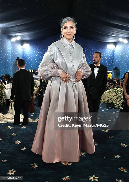 Radhika Jones attends the 2025 Met Gala Celebrating "Superfine: Tailoring Black Style" at Metropolitan Museum of Art on May 05, 2025 in New York City.