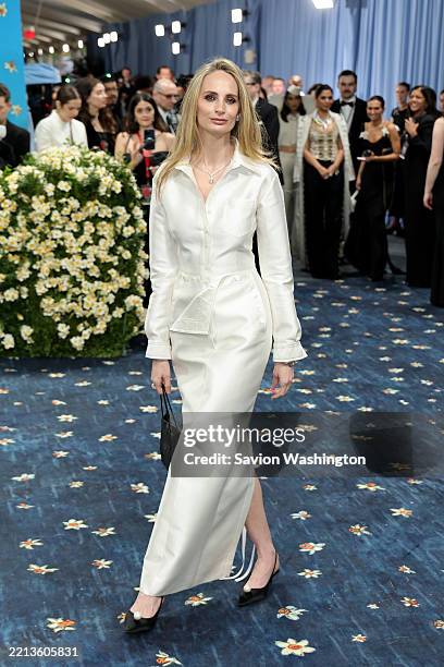 Lauren Santo Domingo attends the 2025 Met Gala Celebrating "Superfine: Tailoring Black Style" at Metropolitan Museum of Art on May 05, 2025 in New...