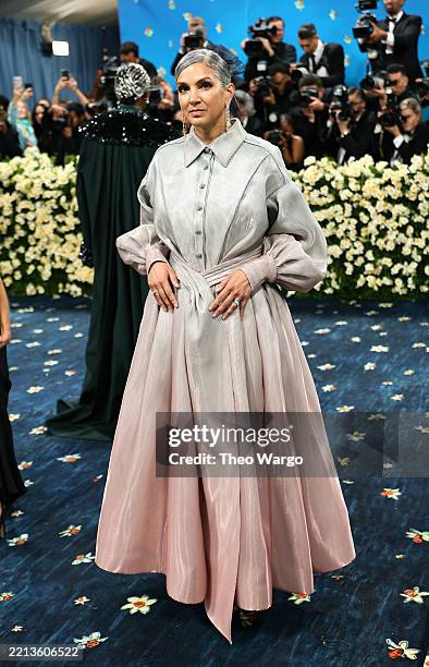 Radhika Jones, Editor-in-Chief of Vanity Fair attends the 2025 Met Gala Celebrating "Superfine: Tailoring Black Style" at Metropolitan Museum of Art...