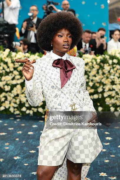 Doechii attends the 2025 Met Gala Celebrating "Superfine: Tailoring Black Style" at Metropolitan Museum of Art on May 05, 2025 in New York City.