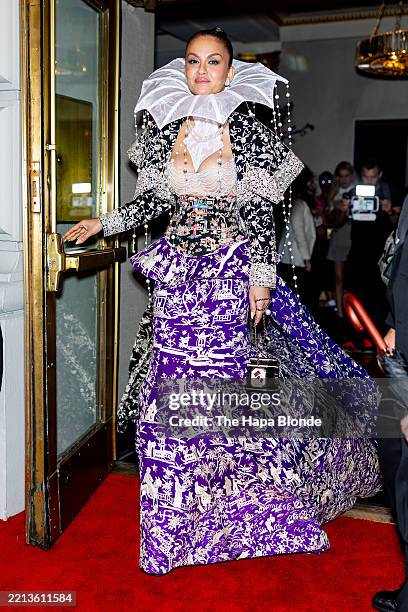 Natasha Poonawalla is seen at The Pierre Hotel on May 05, 2025 in New York City.