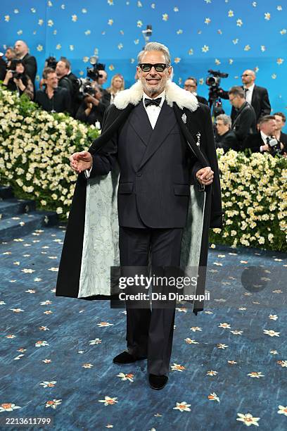 Jeff Goldblum attends the 2025 Met Gala Celebrating "Superfine: Tailoring Black Style" at Metropolitan Museum of Art on May 05, 2025 in New York City.