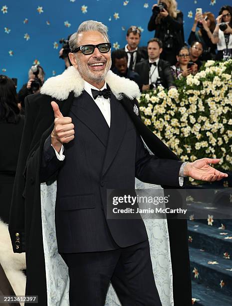 Jeff Goldblum attends the 2025 Met Gala Celebrating "Superfine: Tailoring Black Style" at Metropolitan Museum of Art on May 05, 2025 in New York City.