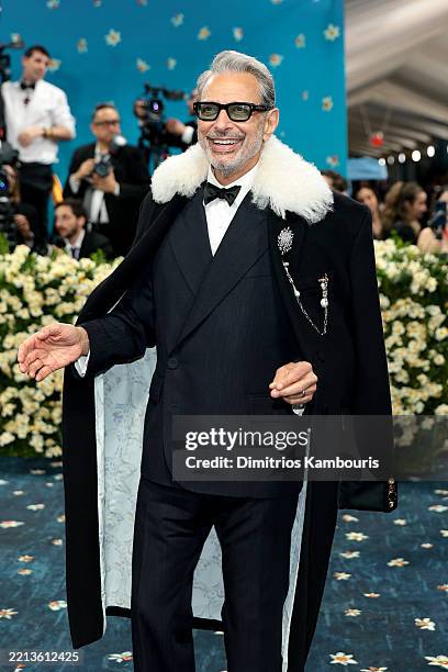 Jeff Goldblum attends the 2025 Met Gala Celebrating "Superfine: Tailoring Black Style" at Metropolitan Museum of Art on May 05, 2025 in New York City.