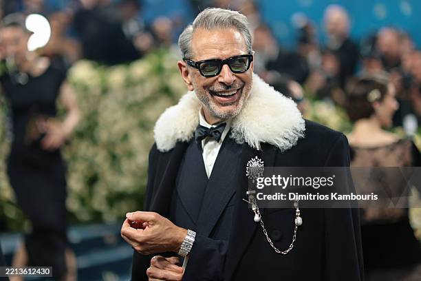 Jeff Goldblum attends the 2025 Met Gala Celebrating "Superfine: Tailoring Black Style" at Metropolitan Museum of Art on May 05, 2025 in New York City.