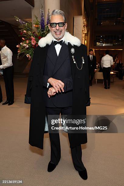 Jeff Goldblum attends the 2025 Met Gala Celebrating "Superfine: Tailoring Black Style" at Metropolitan Museum of Art on May 05, 2025 in New York City.